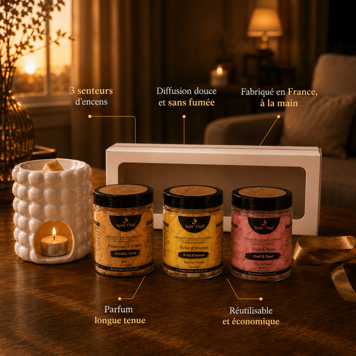 Coffret Cire d’Encens