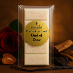 Fondant parfumé élégant Oud et Rose